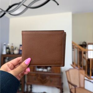 Coach Rich Brown Leather Wallet